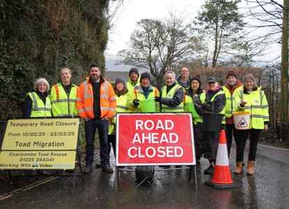 Charlcombe toad patrollers 2025