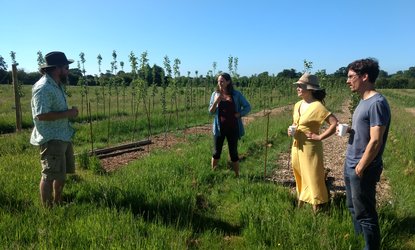 Ecological Land Coop - Tour of Cider Apple Trees - an ELC farm in Sparkford, Somerset.
