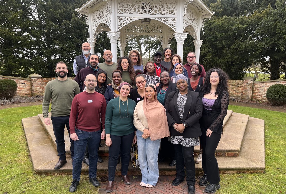 Group of people at a 'reimagining leadership' residential hosted by Common Purpose and Makani Cambridge