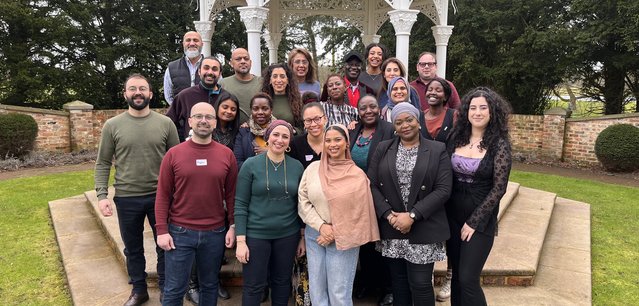 Group of people at a 'reimagining leadership' residential hosted by Common Purpose and Makani Cambridge