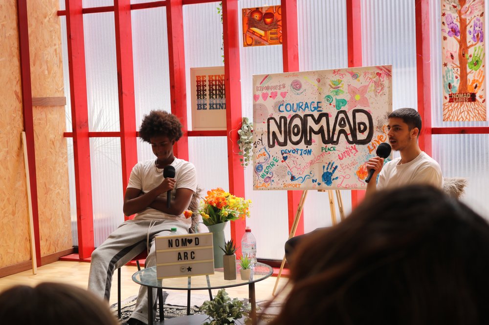 Nomad say more live podcast, exploring mens mental health and impact of scoial media.