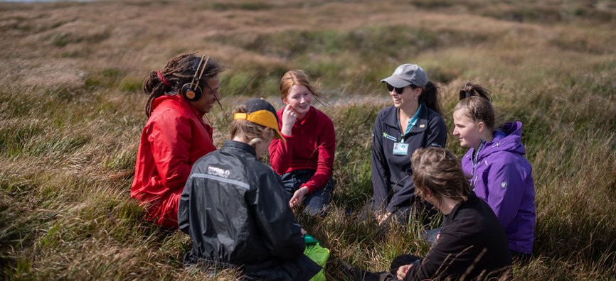 RE-PEAT - Rowtor Dartmoor workshop September 2025 credit Jim Wileman Peat-Fest South-West