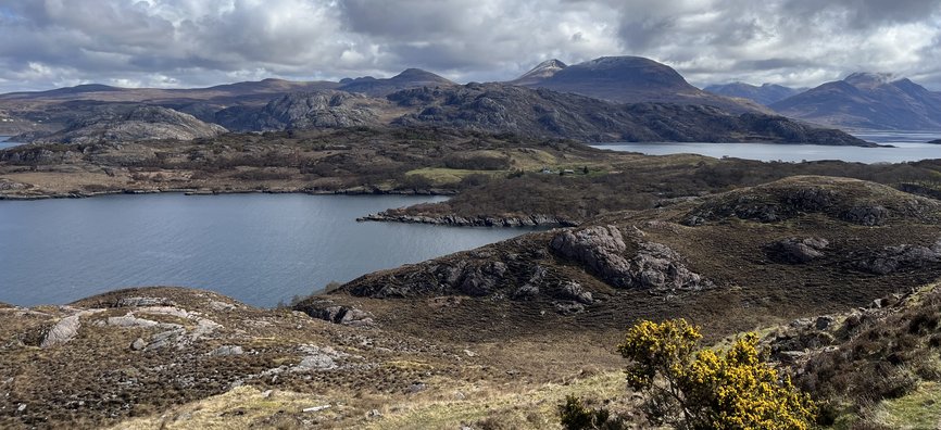 Estuary on the west coast in Scotland