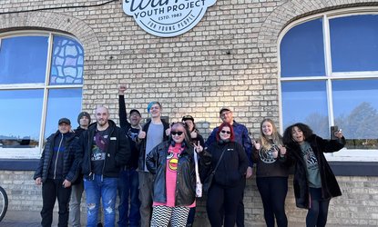 The Warren Youth Project crew in Hull after their Good Night Out Campaign training session