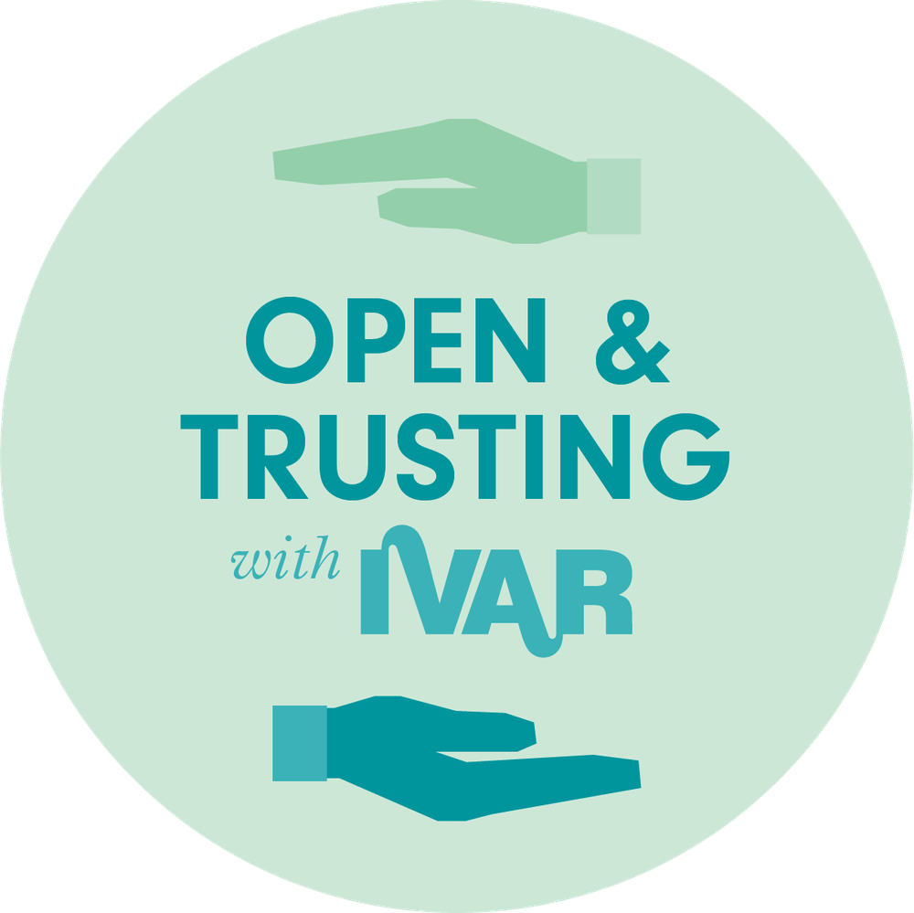 IVAR Open and Trusting funder badge